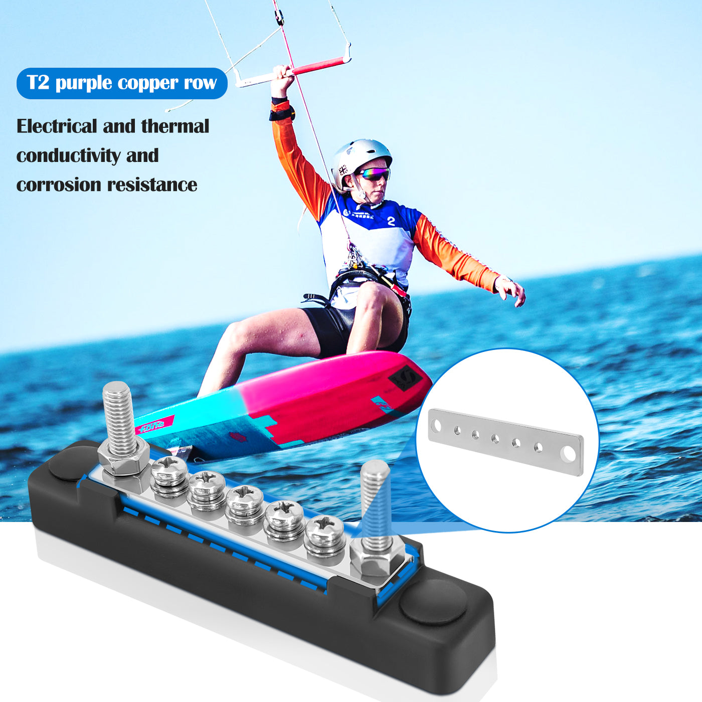 LENKRAD 5 Terminal Block Power Distribution Block Bus Bar, Automotive – Thalassa Marine