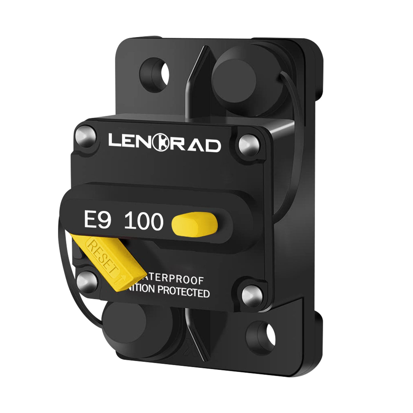 LENKRAD 100 Amp Circuit Breaker 12V with Manual Reset Switch Button for Boat Marine RV Yacht, Boat Circuit Breakers 12V - 48V DC, Waterproof(Surface Mount) - THALASSA