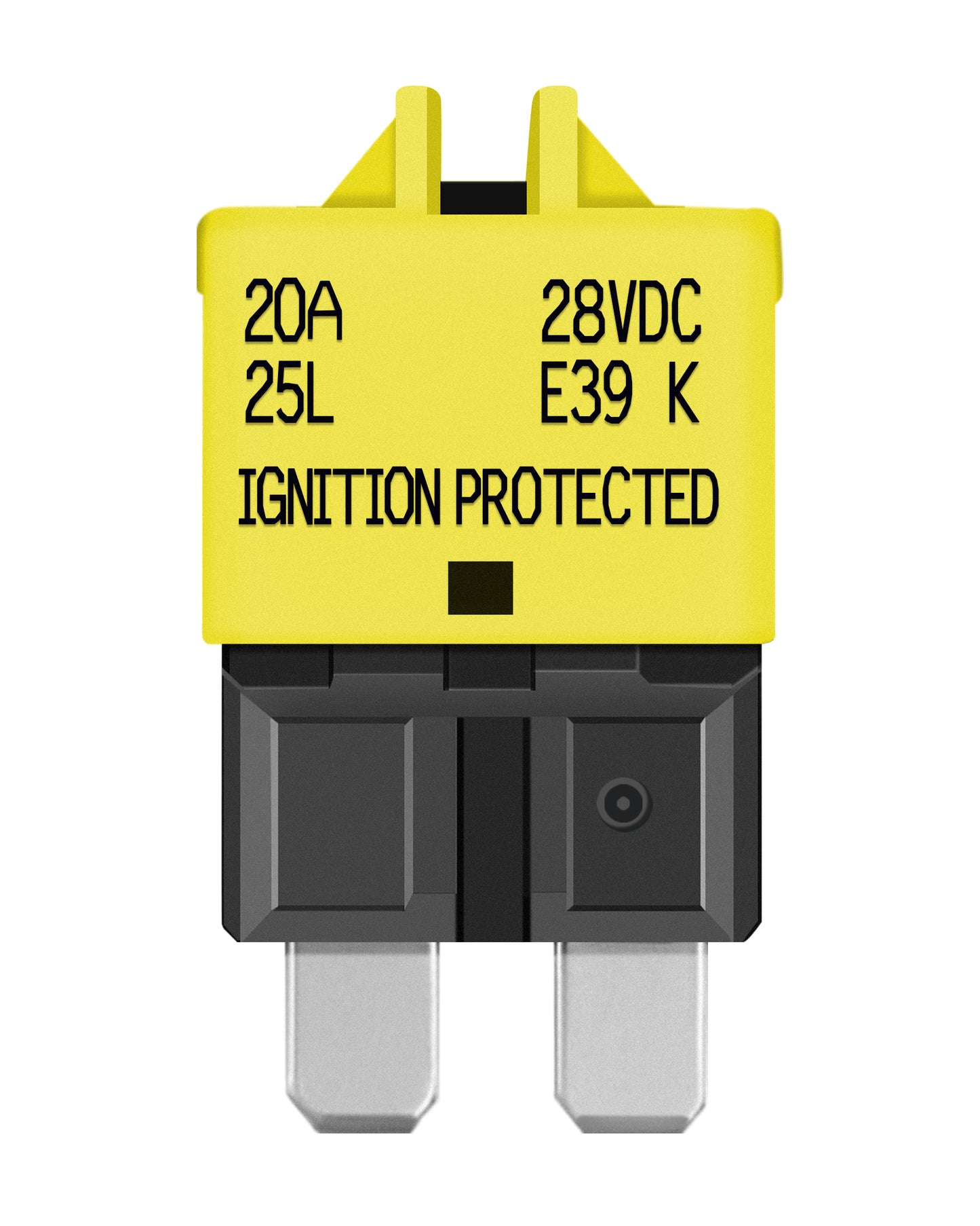 LENKRAD 20 Amp Breaker Fuse Low Profile ATC/ATO 20A Resettable Fuse 12V-32V DC, Fuse Kit 5 Packs - THALASSA