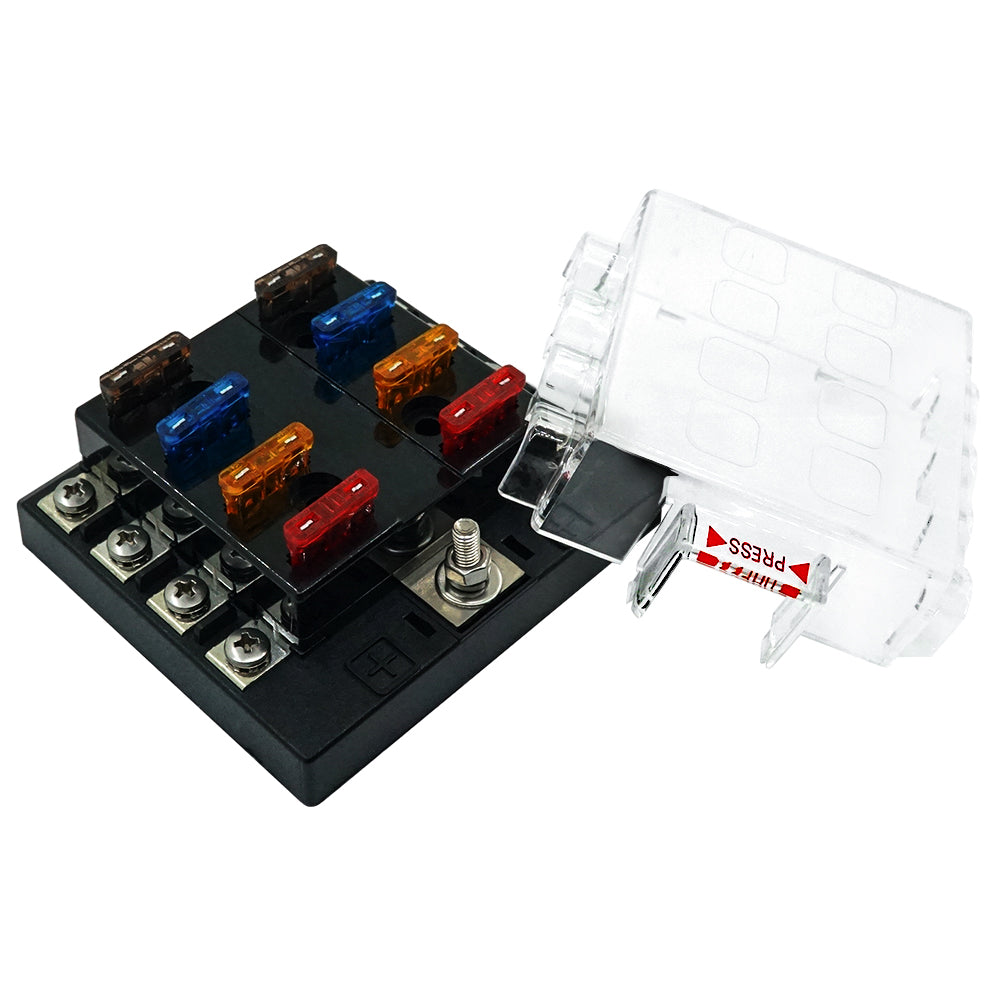 8 Way Blade ATO/ATC/ATS Fuse Junction Box - GenuineMarine
