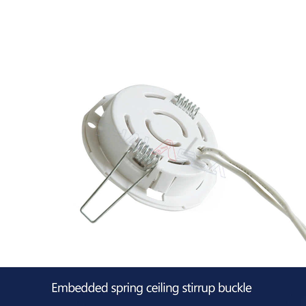 GenuineMarine 5 piece of 12V/24V 3W Circlip Type Recessed Round LED Embedded Wall/Ceiling Panel Light Warm White Lamp for Boat RV Camper - GenuineMarine