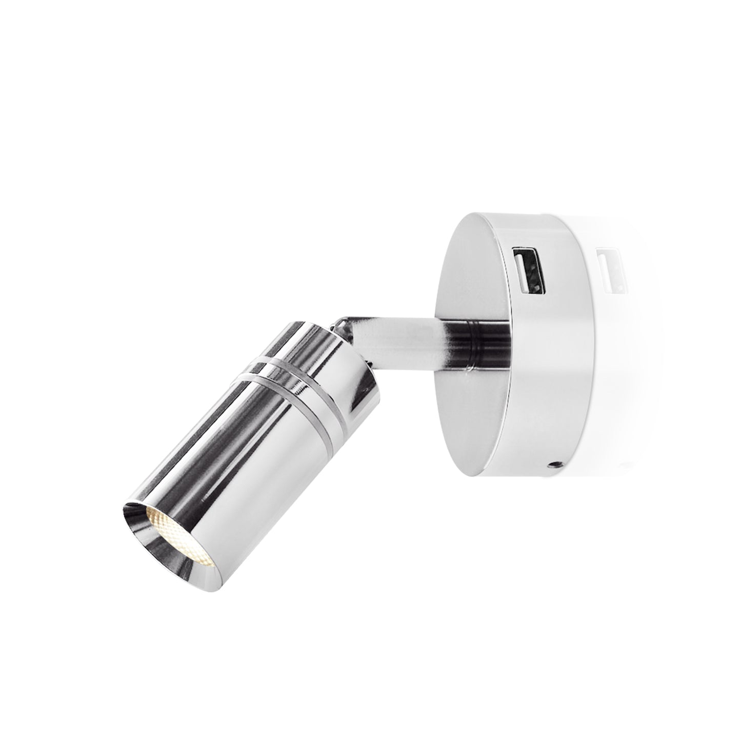 THALASSA 2pk Touch Adjustable Switch 90° LED Reading Light with USB for Yacht Ship Villa Hotel - THALASSA