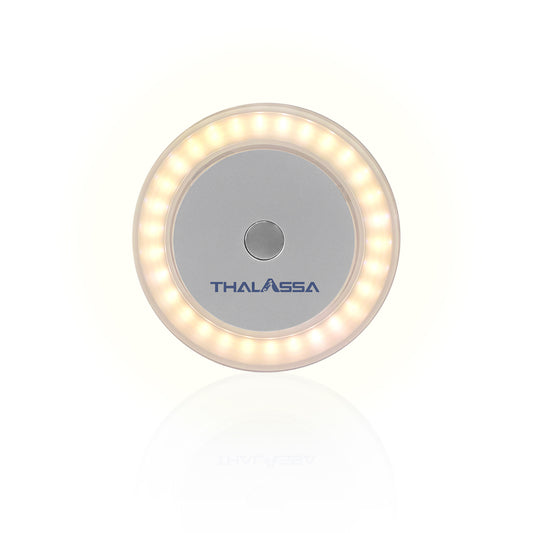 GenuineMarine 1/2/4/6PK RV Boat Touch Ceiling LED Light DC 12V 3W 2800K Soft White, Small Base, Full Aluminum Tap Light, Stepless Dimmable, Surface Mount and Hidden Fasteners Design for New Installion - THALASSA