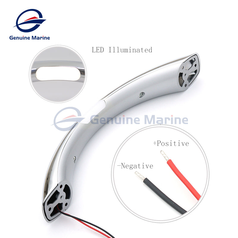 Aluminum RV Door Handle Grab Bar for RV Marine Boat= - GenuineMarine