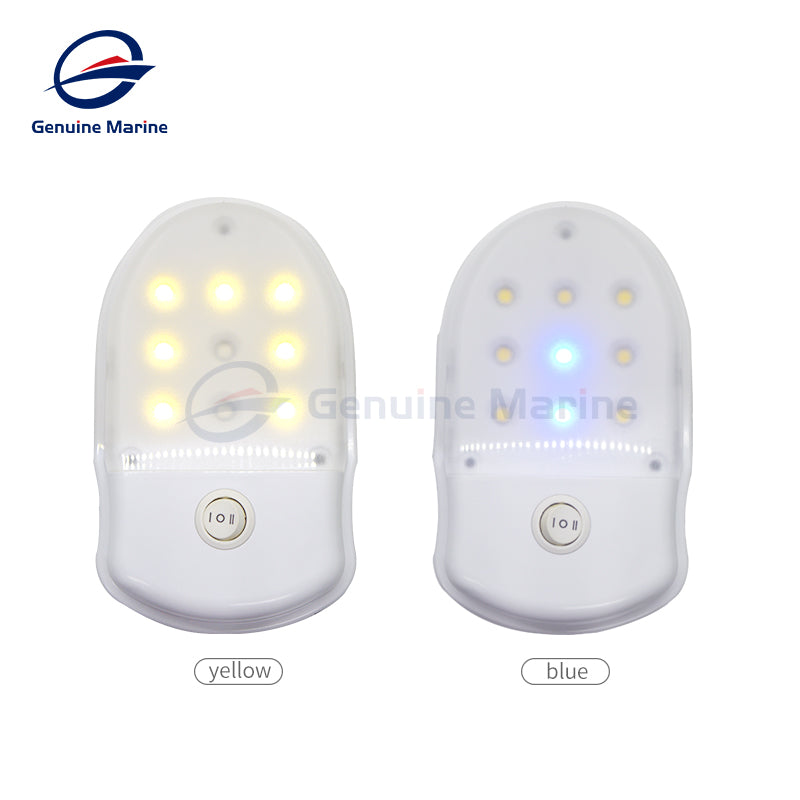 RV LED 12V 0.2W Fixture Ceiling Camper Trailer Marine Single Dome Light Bi-color For RV Boat for Camper Trailer - GenuineMarine
