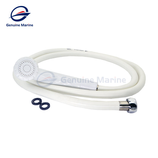 White RV Exterior Shower Box Kit with Lock Boat Marine Camper Motorhome Caravan Accessories - GenuineMarine