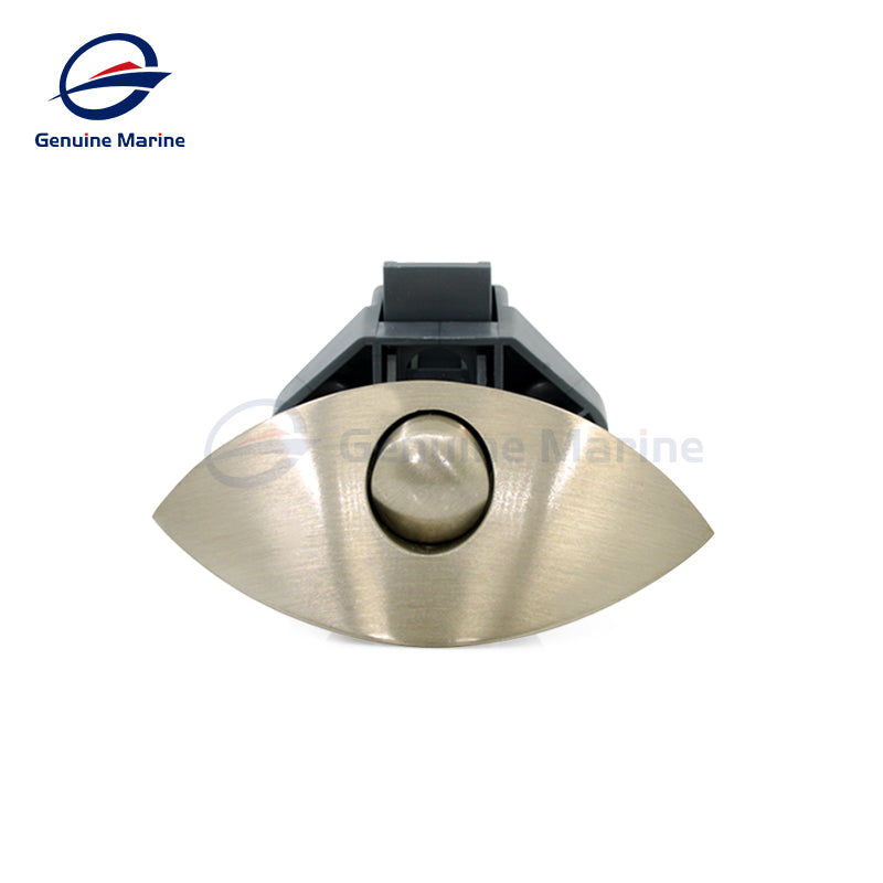 push lock camper GenuineMarine Zinc Alloy Half Moon Handle Push Lock Latch Knob Caravan RV Cupboard/Drawer Camper Kitchen Cabinet Door Locks Hardware Patrs