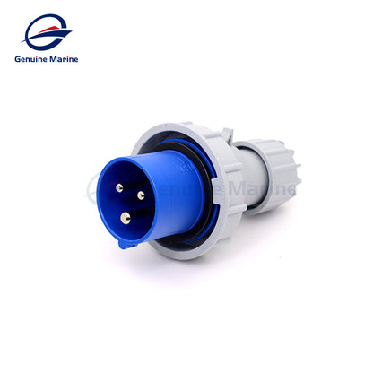 Shore power plug socket marine truck car waterproof and moisture-proof shore power plug 16A/32A 250V - GenuineMarine