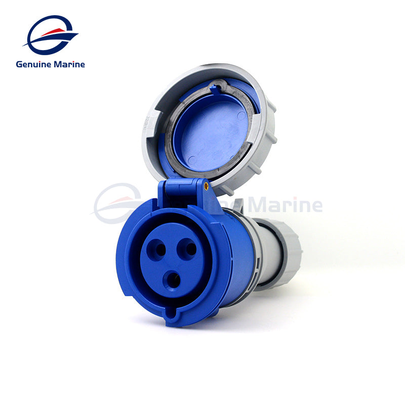 Shore power plug socket marine truck car waterproof and moisture-proof shore power plug 16A/32A 250V - GenuineMarine