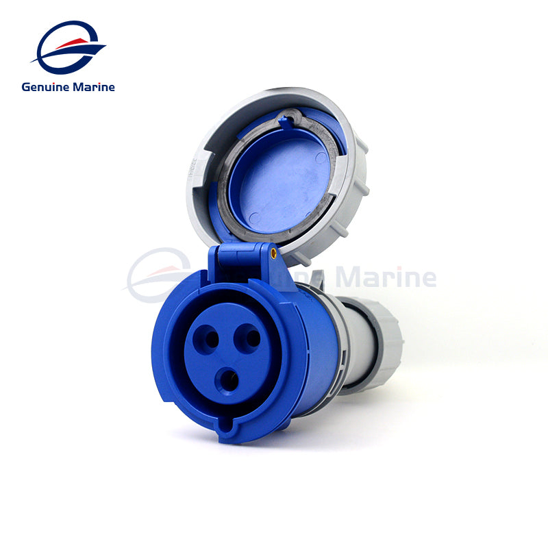 Shore power plug socket marine truck car waterproof and moisture-proof shore power plug 16A/32A 250V - GenuineMarine