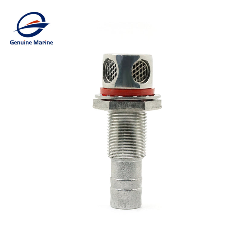 GenuineMarine 316 Stainless Steel Fuel Tank Straight out Vent Exhaust Port Marine hardware - GenuineMarine