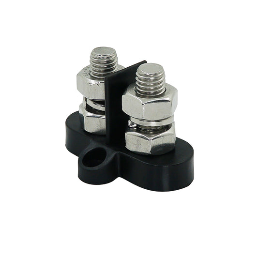Dual M6 Bus Bar Terminal Block with Spacer for Truck RV Coach Boat - GenuineMarine