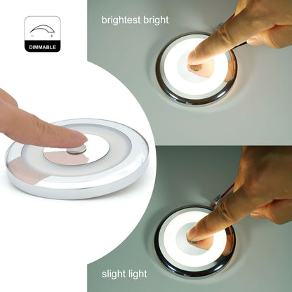 RV Boat Touch Ceiling LED Light Soft White Full Aluminum Tap Light - GenuineMarine