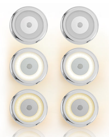 2/4/6pk RV Boat 10-30V Touch Ceiling LED Light Soft White Full Aluminum Tap Light Yacht Marine RV - THALASSA