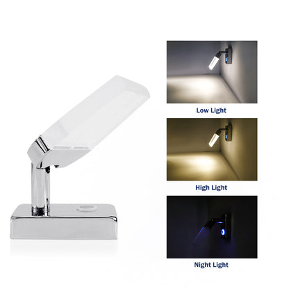 THALASSA DC 12V RV LED Reading Light with/without USB Dimmer Touch Switch for Yacht Boat - THALASSA